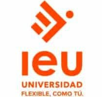 Logotipo de la Universidad IEU con el lema “Flexible, como tú”, representando un convenio con escuelas de idiomas en Puebla para programas académicos.