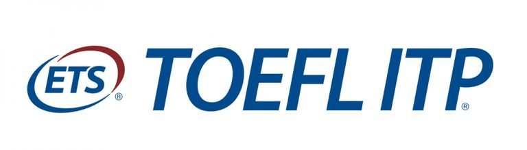 Logotipo oficial del examen TOEFL ITP de ETS, asociado con clases de idiomas en Puebla orientadas a la certificación del inglés institucional.